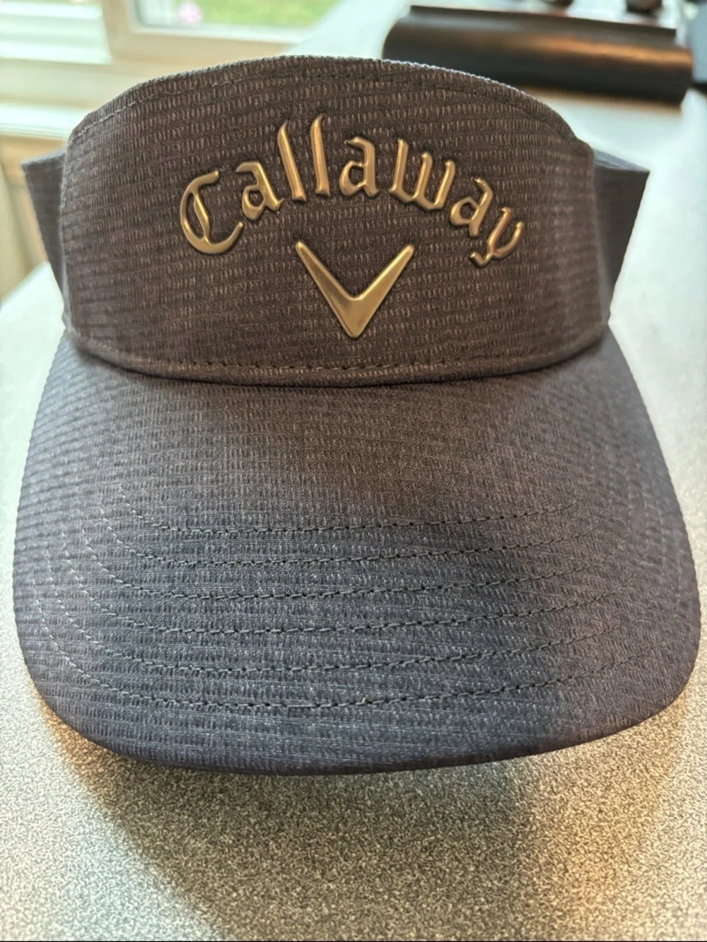 Callaway Navy Visor with Silver Logo - Picture 2 of 4